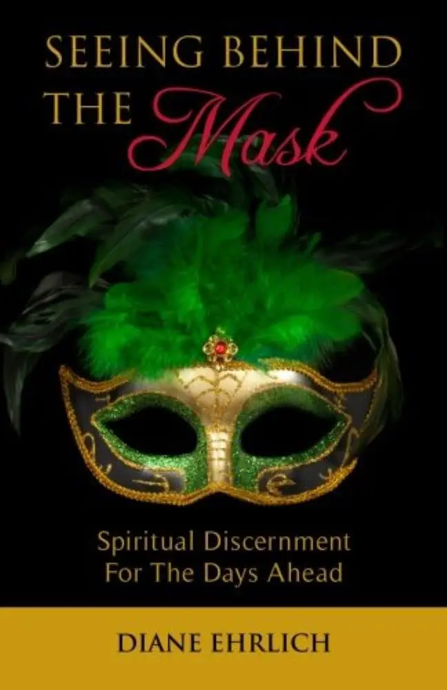 Version 1.0.0 Book cover with green masquerade mask.